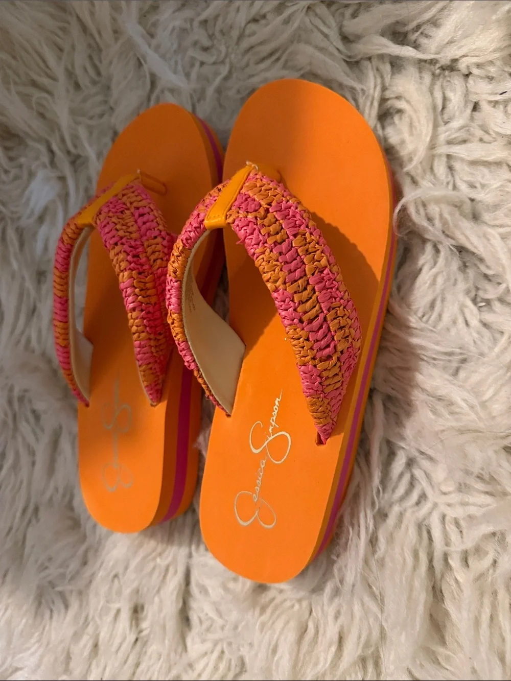 Jessica Simpson Platform Flip Flops